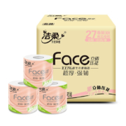 有券的上：C&S 洁柔 Face系列 有芯卷纸 4层*120g*27卷 *4件