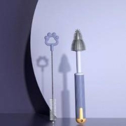Bbhold 宝慧德 360度旋转硅胶奶瓶刷 2件套