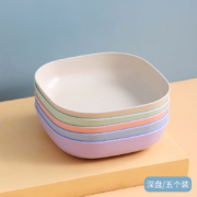 WORTHBUY 沃德百惠 干果盘 深盘 5个装 混色
