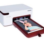 FUJIFILM 富士 PSC2D 小俏印二代 手机无线照片打印机 白红