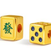 百亿补贴！ Chow Tai Seng 周大生 Y0GC0748 黄金麻将转运珠