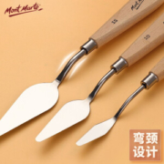 京东PLUS会员： Mont Marte 蒙玛特 MCG0059 木柄油画调色刀 4号 *3件