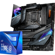 微星 MSI MEG Z490 GODLIKE超神板+英特尔i9-10900K 酷睿十核 板U套装