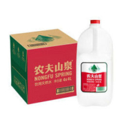农夫山泉天然水4L*4瓶 整箱家庭用水