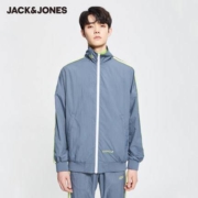 Jack Jones 杰克琼斯 220221515 男士撞色拼接立领夹克