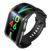 nubia 努比亚 Nubia Watch 柔性屏智能手表 骑士黑