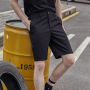 舒适百搭！Meters Bonwe 美特斯邦威 252433 男士短裤