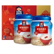 88VIP：QUAKER/桂格 即食燕麦片礼盒装 1000克*2罐 *3件 凑单品