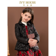 Ivy House 常春藤 女童绗格铺棉外套