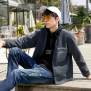 Jeanswest 真维斯 JV-94-121TB003 男士摇粒绒夹克