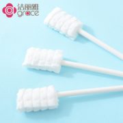 柔软呵护！grace 洁丽雅 口腔清洁器 纱布牙刷 30支