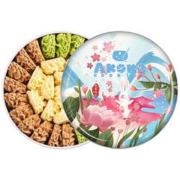 京东PLUS会员：AKOKO 经典小花三味曲奇饼干560g/盒+凑单品