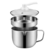 创立升 304不锈钢滤油器 1000ml