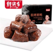 鲜满多 麻辣黑鸭鸭脖  500g/盒