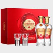 五粮液股份出品！五粮国宾酒醇品 52度浓香型白酒500ml*2瓶礼盒装