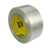 海皓祥 透明纤维胶带 10mm*25米 条纹款