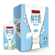 荷兰乳牛 脱脂原味牛奶200ml*12 法国原装进口 学生青少年成人营养早餐奶 *2件