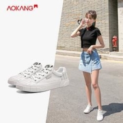 AOKANG 奥康×漫威联名 女士简约小白鞋 106423033a