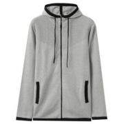 GIORDANO 佐丹奴 01057704 男装连帽拼色毛衣