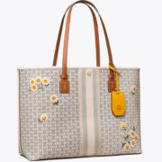 Tory Burch 汤丽柏琦Gemini Link夏季限定小雏菊托特包