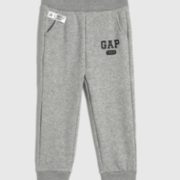 Gap 盖璞 幼童LOGO加绒运动裤