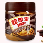 香滑细腻！SKIPPY 四季宝 柔滑/颗粒花生酱 340g