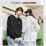 JACKJONES 杰克琼斯 220333034 CLOTTEE联名 情侣连帽卫衣