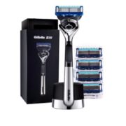 百亿补贴：Gillette 吉列 引力盒套装 锋隐致顺版（1刀架+5刀头+磁力底座）
