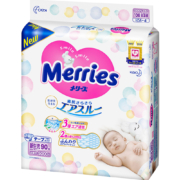 划算百亿补贴： Merries 妙而舒 婴儿纸尿裤 NB90片