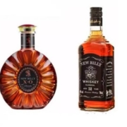 纽铂利 洋酒威士忌、xo 500ml+700ml 套装