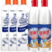 Mr Muscle 威猛先生 洁厕液 480g*3+600g*2 送刷子