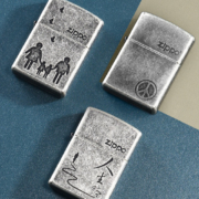 ZIPPO 之宝 古银雕刻系列 手牵手 打火机
