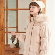 10日10点： 秋水伊人 6040115311116 女款毛领羽绒服