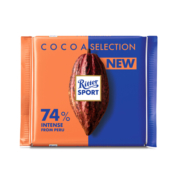 RitterSport瑞特斯波德 秘鲁系列 浓醇黑巧克力 100g *5件