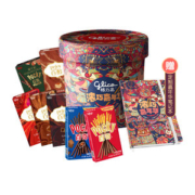 天猫超市 格力高 浓巧嘉年华零食桶 7盒+定制笔记本