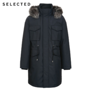聚划算百亿补贴：SELECTED思莱德 419412583 男士中长羽绒服