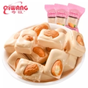 奇旺  果仁奶脆杏仁奶糖  共500g