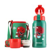 苏宁SUPER会员！ BEDDYBEAR 杯具熊 儿童保温杯带吸管 600ml 89元包邮（需用券）