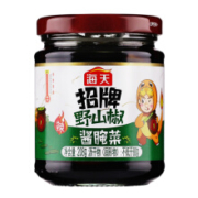 海天 酱菜 招牌野山椒泡椒 208g *2件