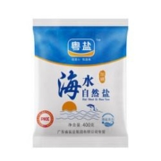 粤盐 加碘海水自然食用盐 400g *5件