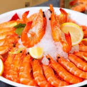 味库 熟冻新鲜即食盐田虾 400g*3袋