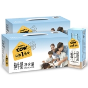 认养一头牛 全脂纯牛奶250ml*12盒*2箱