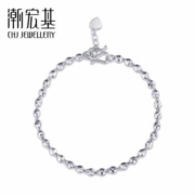 潮宏基 SCP40000291 清影铂金手链 约4.15g
