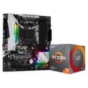 华擎B450M Steel Legend主板+AMD 锐龙7 3700X 板U套装