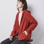 10点开始： Tonlion 唐狮 62542FC0052437415 女士摇粒绒外套