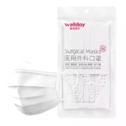 WELLDAY 维德 一次性外科口罩 50只装