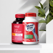 美产 Schiff MoveFree氨糖软骨素 绿瓶 120粒+液体钙软胶囊 120粒