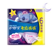 whisper护舒宝 超长夜用考拉裤 卫生巾 L码 6片装 *5件