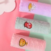 吸水力强！妙娇 刺绣柔软儿童毛巾 50*25cm 3条装 多款可选