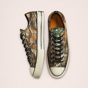 CONVERSE 匡威 Chuck 70 树叶涂鸦 中性款低帮帆布鞋